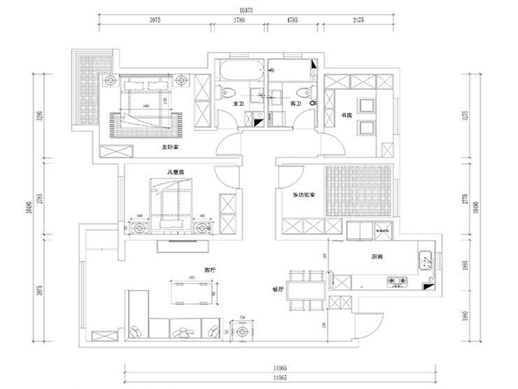 廣廈綠園-130平-現(xiàn)代風(fēng)格-戶型圖.jpg