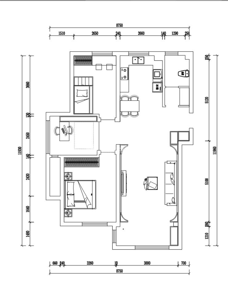 綠城全運(yùn)村-105平-現(xiàn)代前衛(wèi)風(fēng)格-平面.png