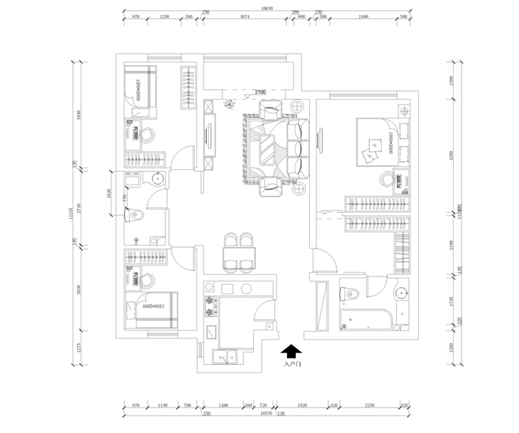 帝景灣-130㎡-現(xiàn)代簡約風格-平面圖.jpg