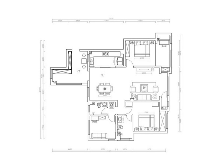 高陽-金輝尚景150平現(xiàn)代-戶型圖.jpg