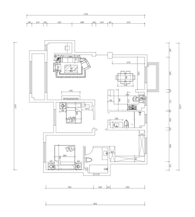 方大御府-135㎡-后現(xiàn)代簡約-平面圖.jpg