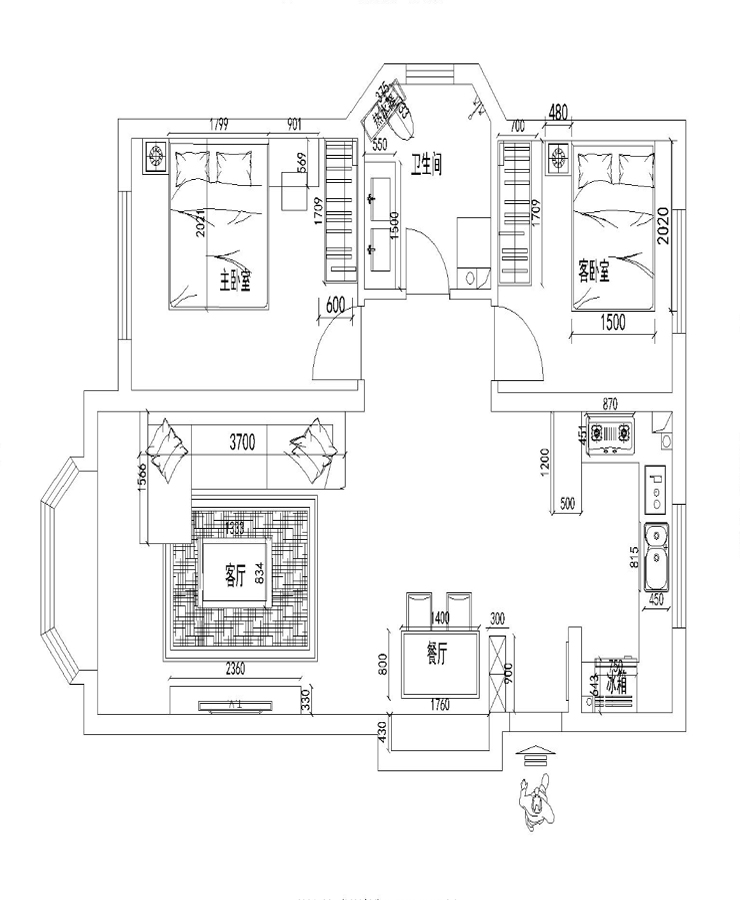 華潤(rùn)二十四城-107平-現(xiàn)代輕奢-平面圖.jpg